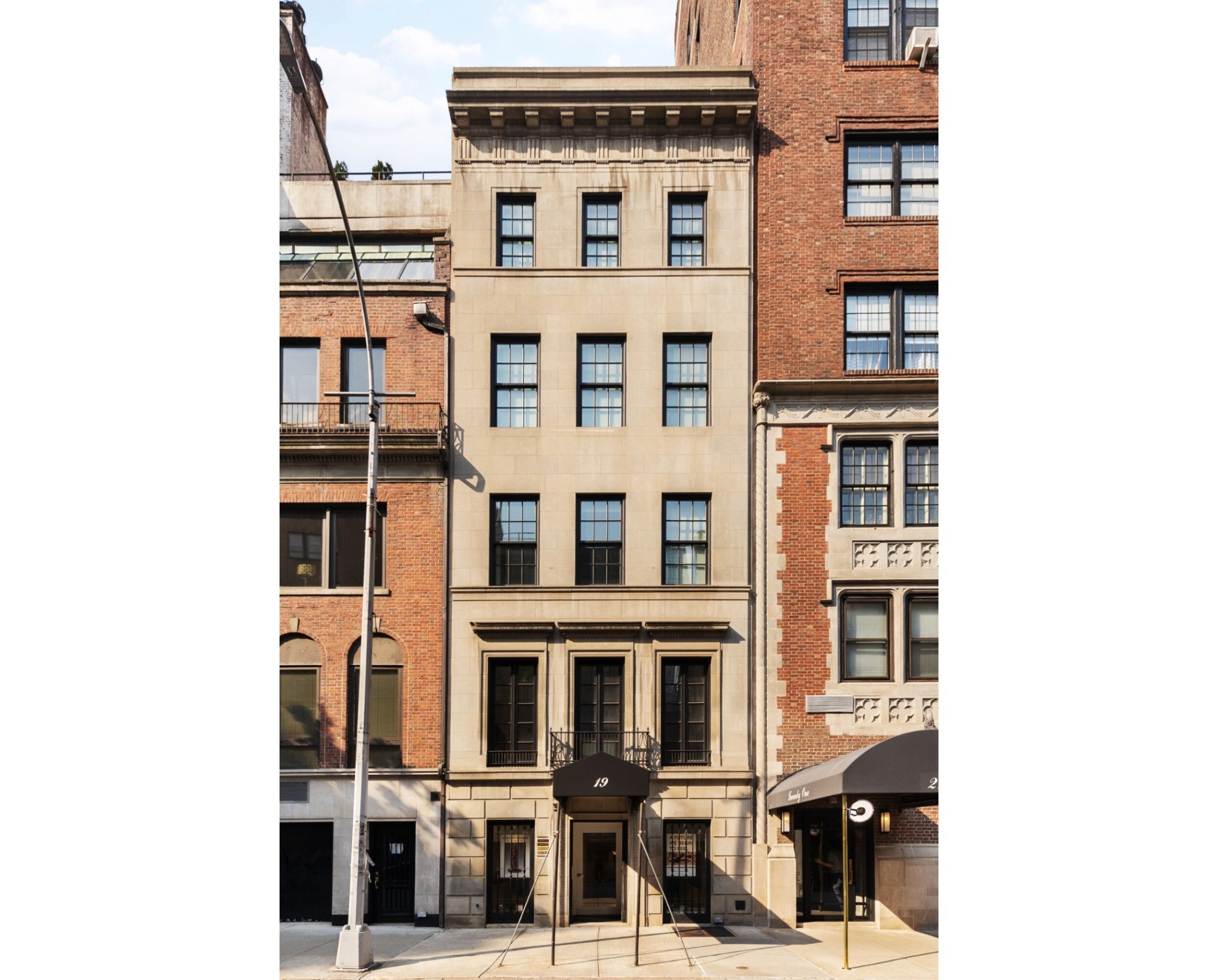 A front image of the five-story building on 19 E. 66th Street in New York's Upper East Side neighborhood, where Richard Saltoun Gallery will open its third location.
