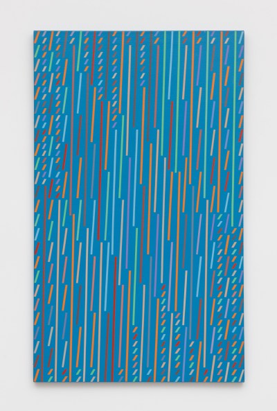 Gloria Klein: Untitled, 1974, acrylic on canvas, 50 by 30 inches.