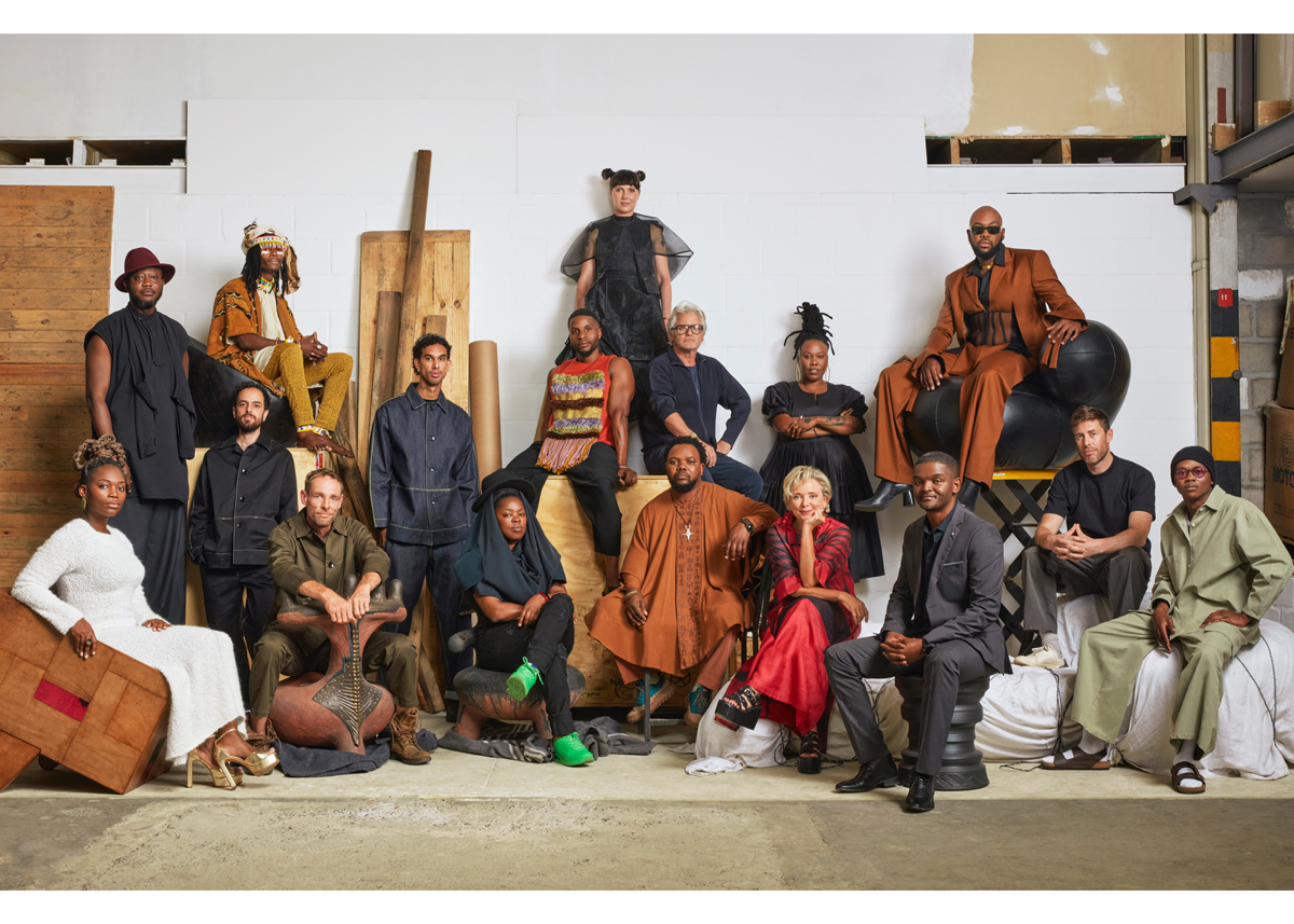 A group portrait of Southern Guild artists and founders.